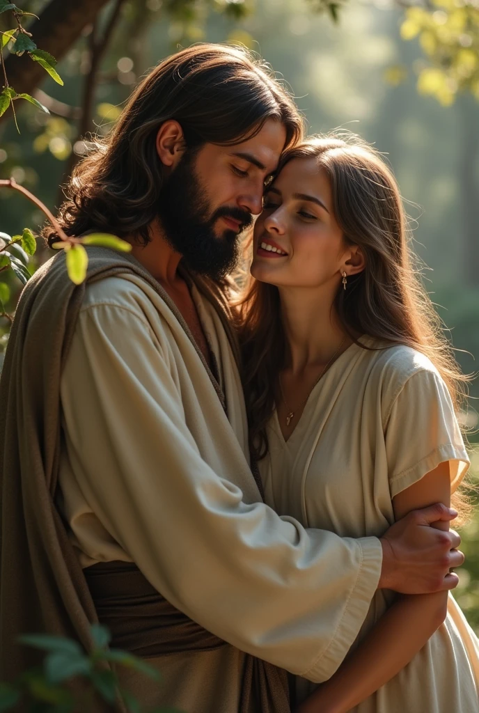 Jesus Christ with a girl