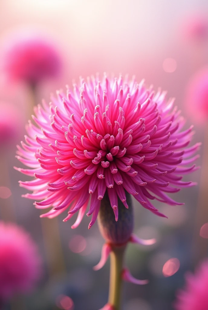 Gomphrena globosa pink