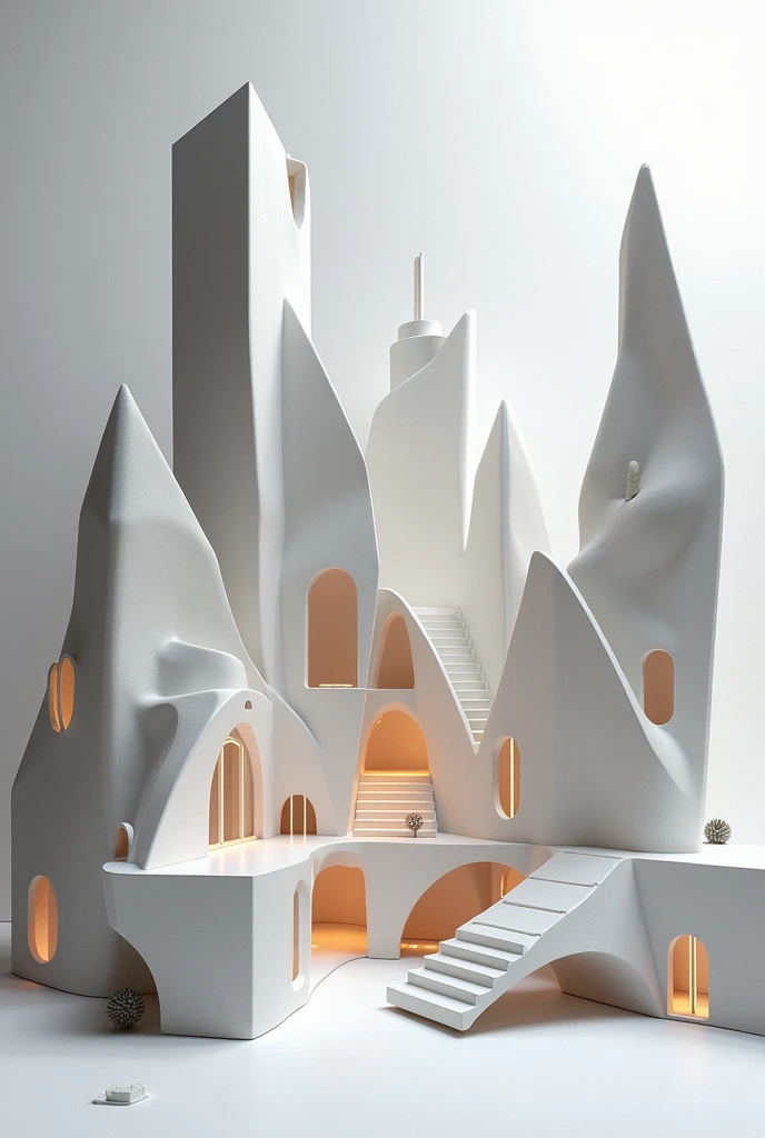 Abstract and three-dimensional models in architecture 