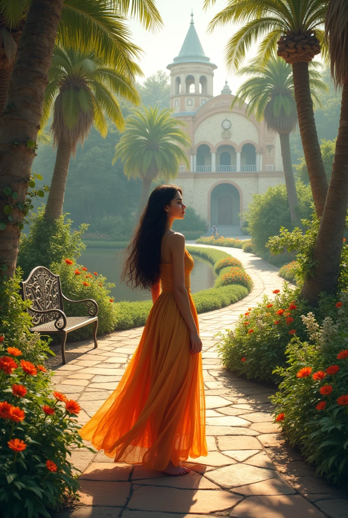 girl in spain park