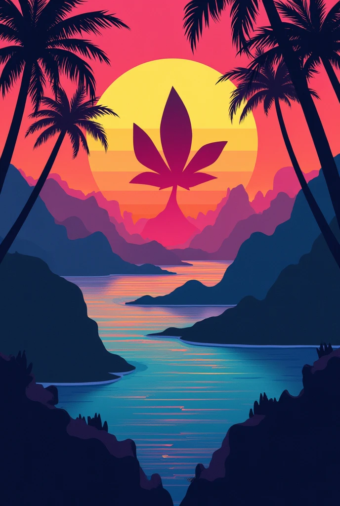 Logo inspired by the 70s, 80s and 90s and environmental theme with the color palettes of the three decades retro disco and pop (Without any letters)