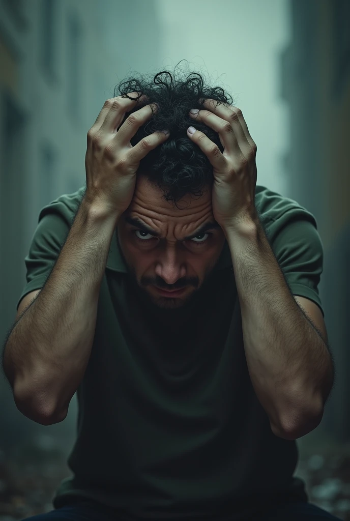 A person having excessive worry which causes an anxiety attack 