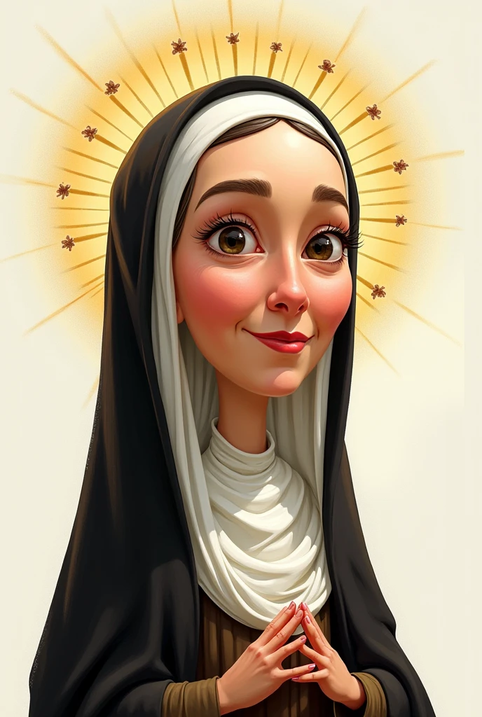 Caricature of Saint Rose of Lima