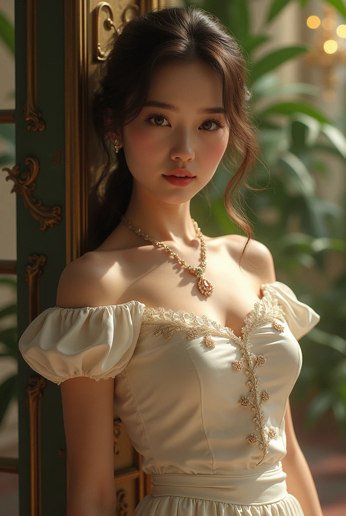 A girl with the old money style