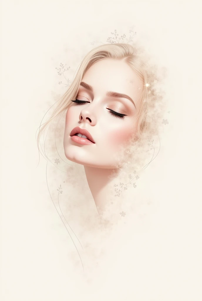 imagine a delicate cosmetics company logo
