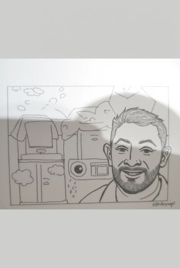 doing painting, Pixar drawing style , com qualidade 8k, background with blue sky