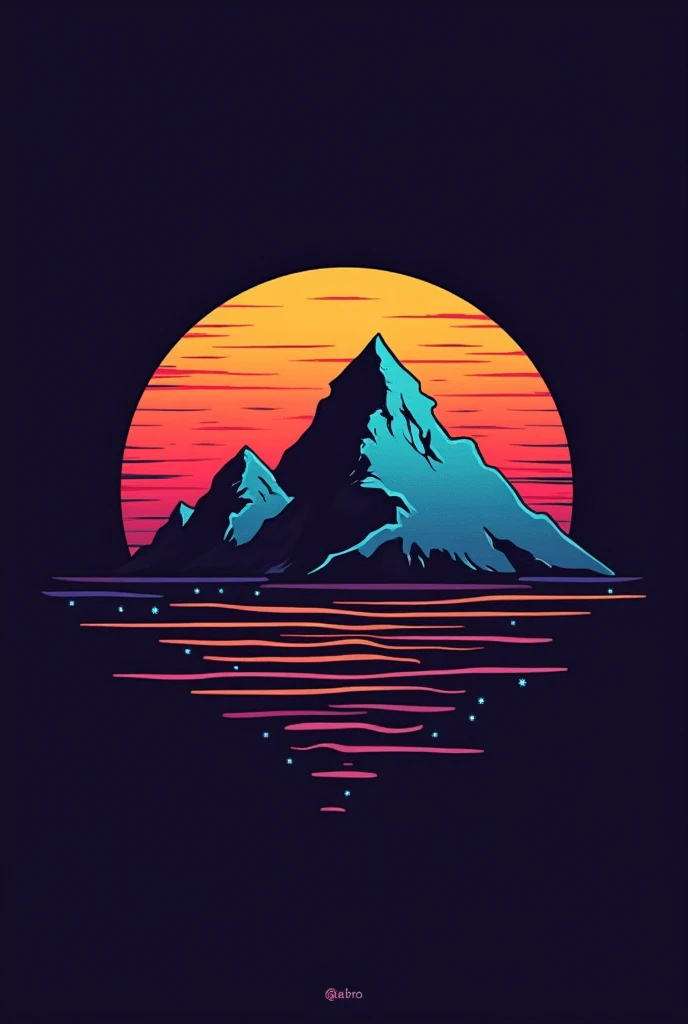LOGO INSPIRED BY THE 70S 80S AND 90S without letters