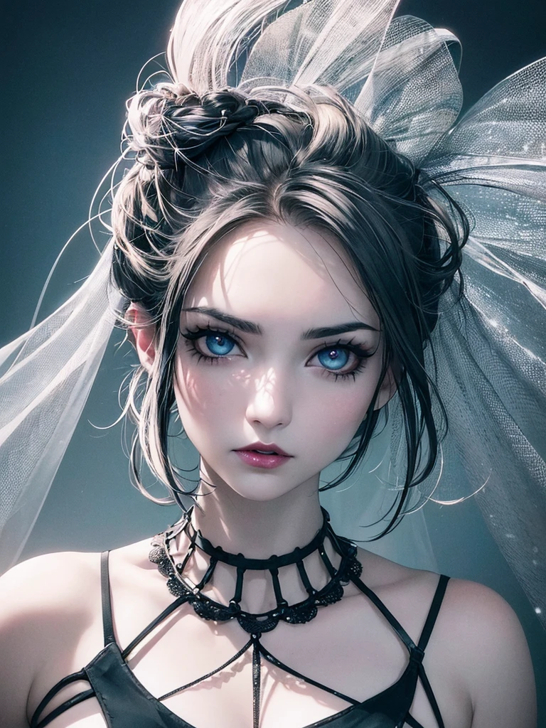 mouth veil, UHD, retina, masterpiece, ccurate, anatomically correct, textured skin, super detail, high details, high quality, best quality, highres, 1080P, HD, 4K, 8k, 16k