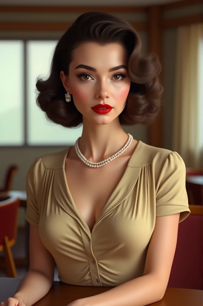 A classic 1950s charming beauty