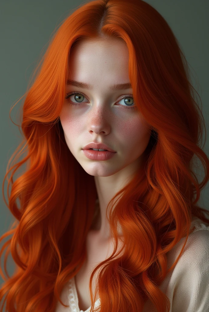 Me with red hair 
