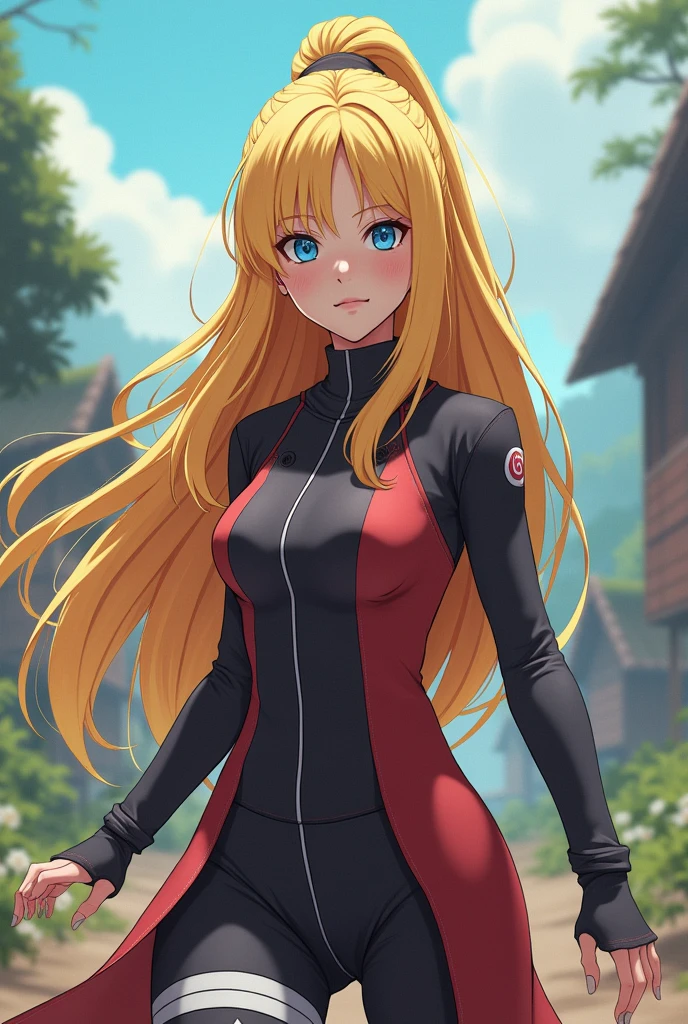 Naruto Uzumaki female version long hair