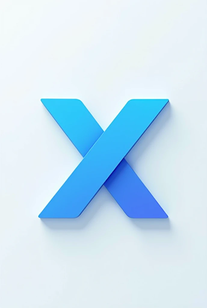 A new Twitter logo , using X