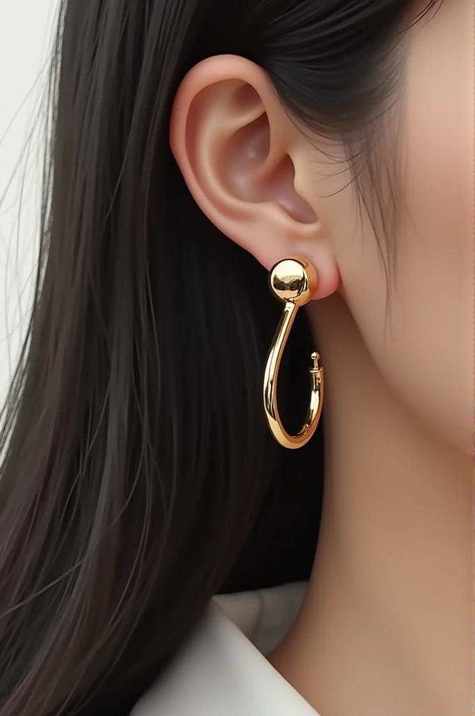 Create earrings with cam pull top/pop top