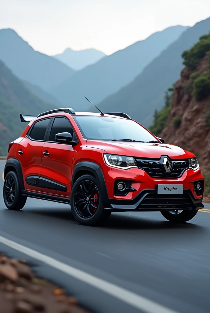 Create a super sporty kwid
