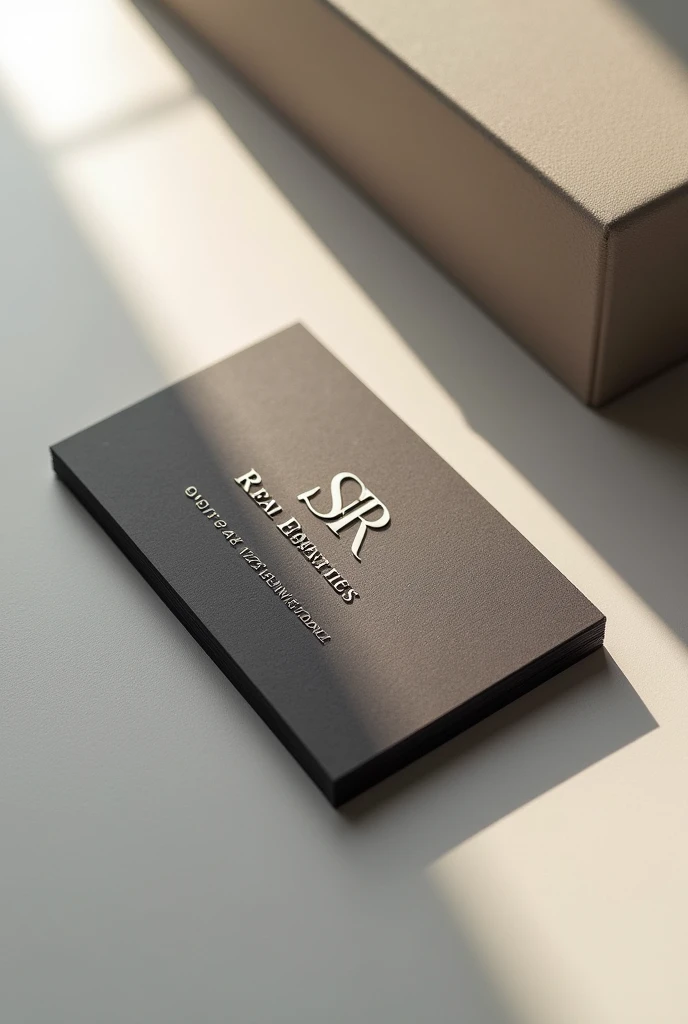 Business card looks high-class, selling houses and condos, put in the number 082-530-3343, put in the name SR Real Estate, put in gmail..gusssm.1243@gmail.com enter address102/137 Pisan Thian Talay Village 20 Project 2