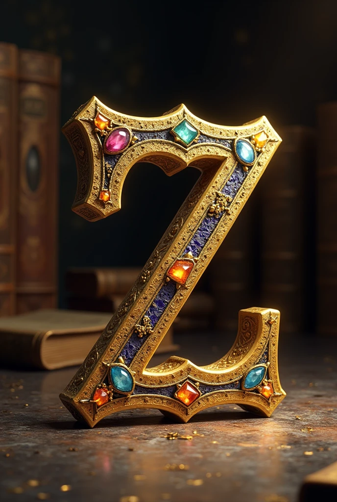 You can create the letter z as a treasure?