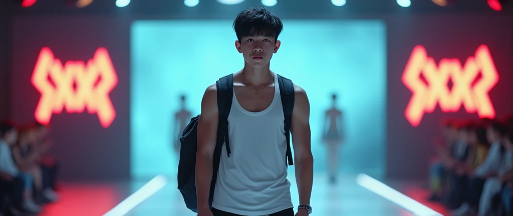 Sad gym boy