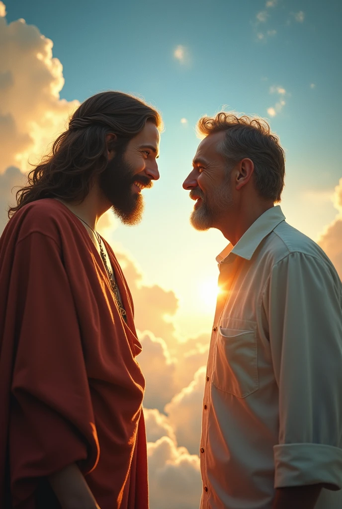 jesus christ greeting david letterman from heaven