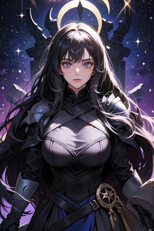 she is the long-haired heavy dark knight. SPARKLE; GLITTER