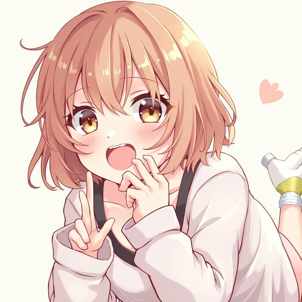 R18 illustrations、Anime-style illustration of a girl begging for squirting with fingering