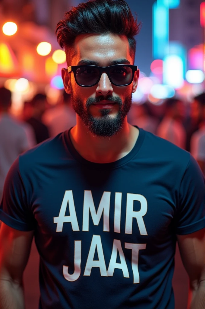 A shirt with name AMIR JAAT
