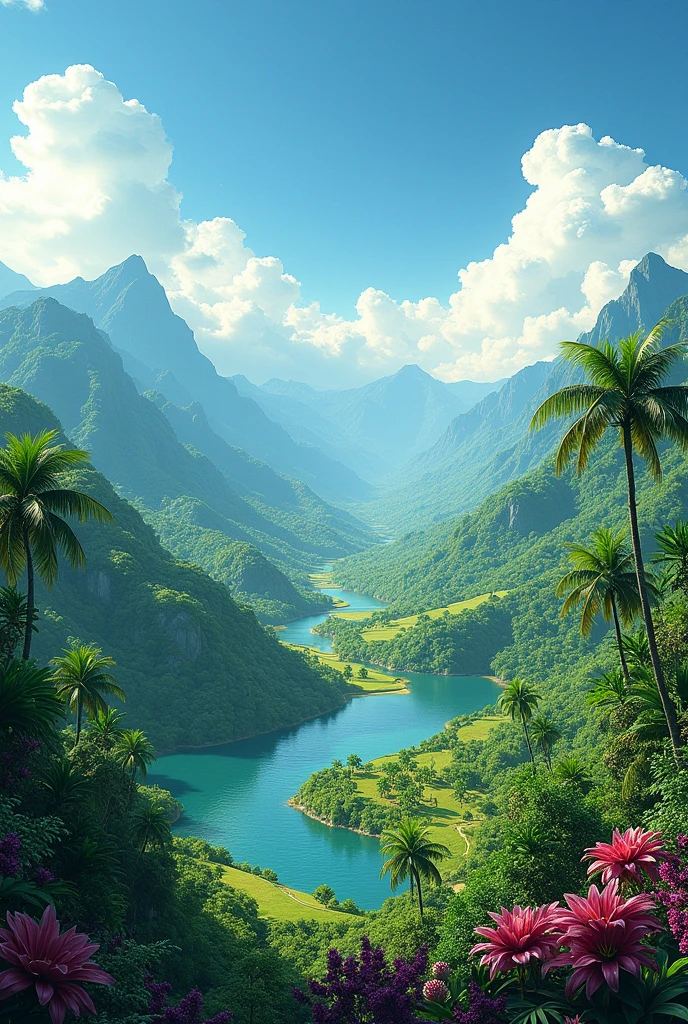 Low latitude landscape