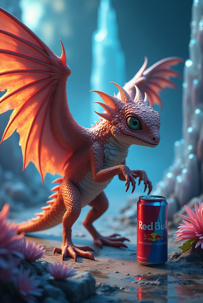 lagatixa asking for energy from red bull with asas
