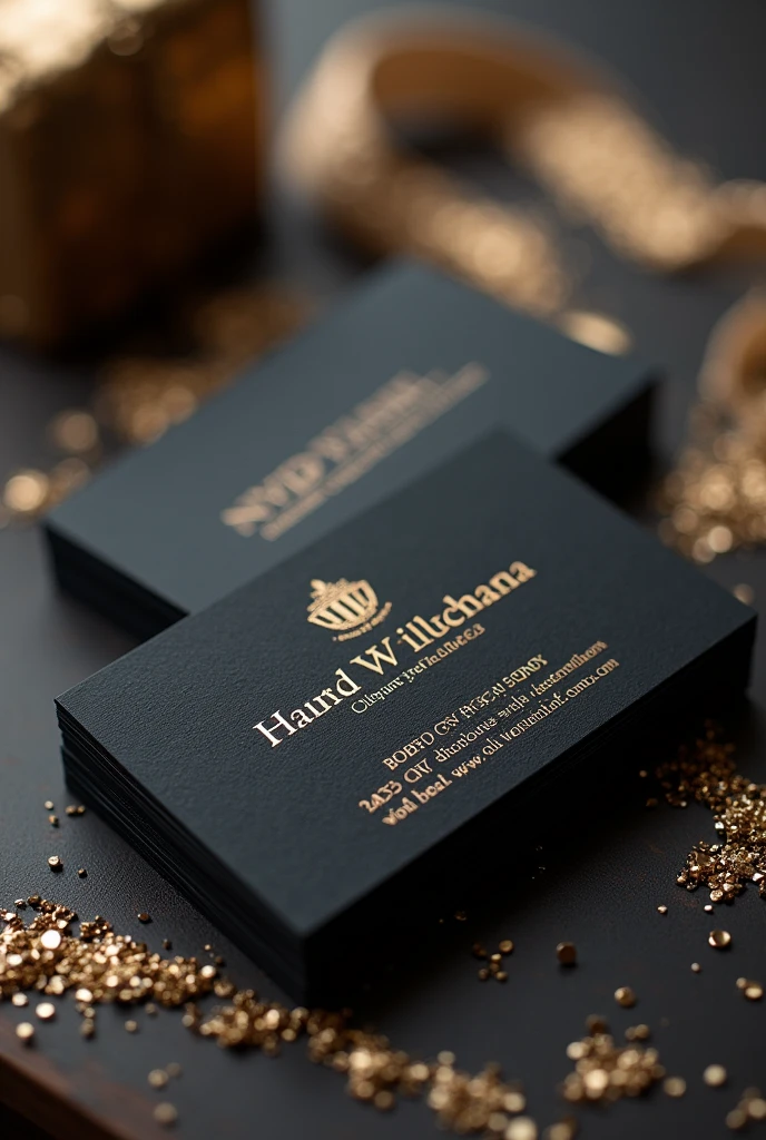 Business cards look high-class, selling houses and condos