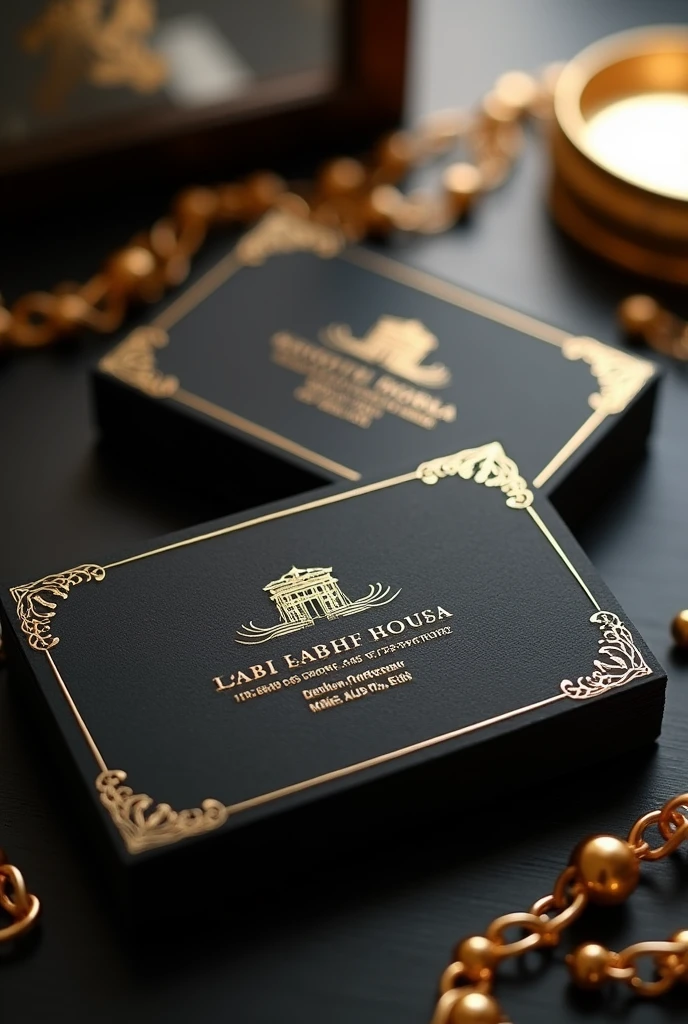 Business cards look high-class, selling houses and condos