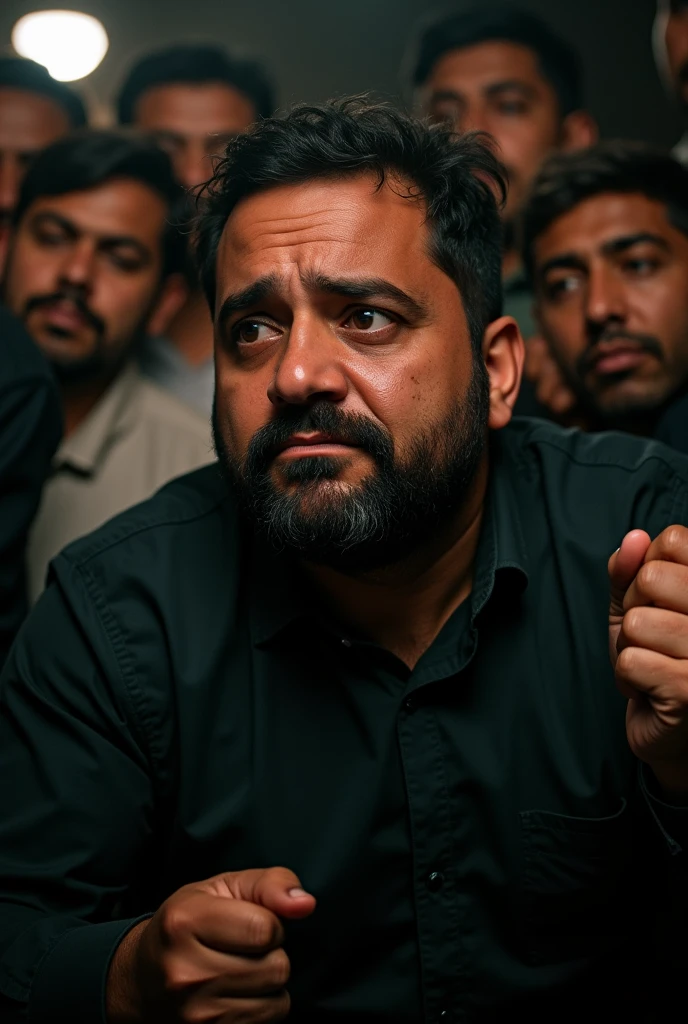 Image of Guilherme Boulos crying after defeat in the elections in São Paulo