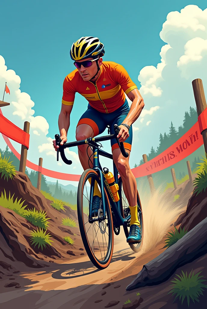 Make me a profile picture of bicicrros