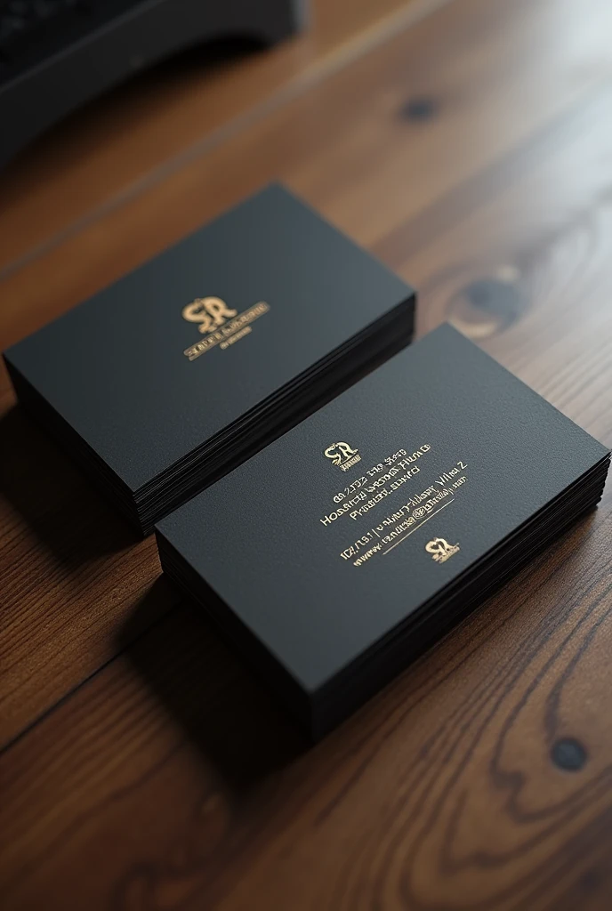 Business card looks high-class, selling houses and condos. The name on the side of the card is SR Real Estate. The back of the business card has clear contact information. Call 082-530-3343. Add gusssm..1243@gmail.com enter address102/137 Pisan Thian Talay Village 20 Project 2, please provide clear details.