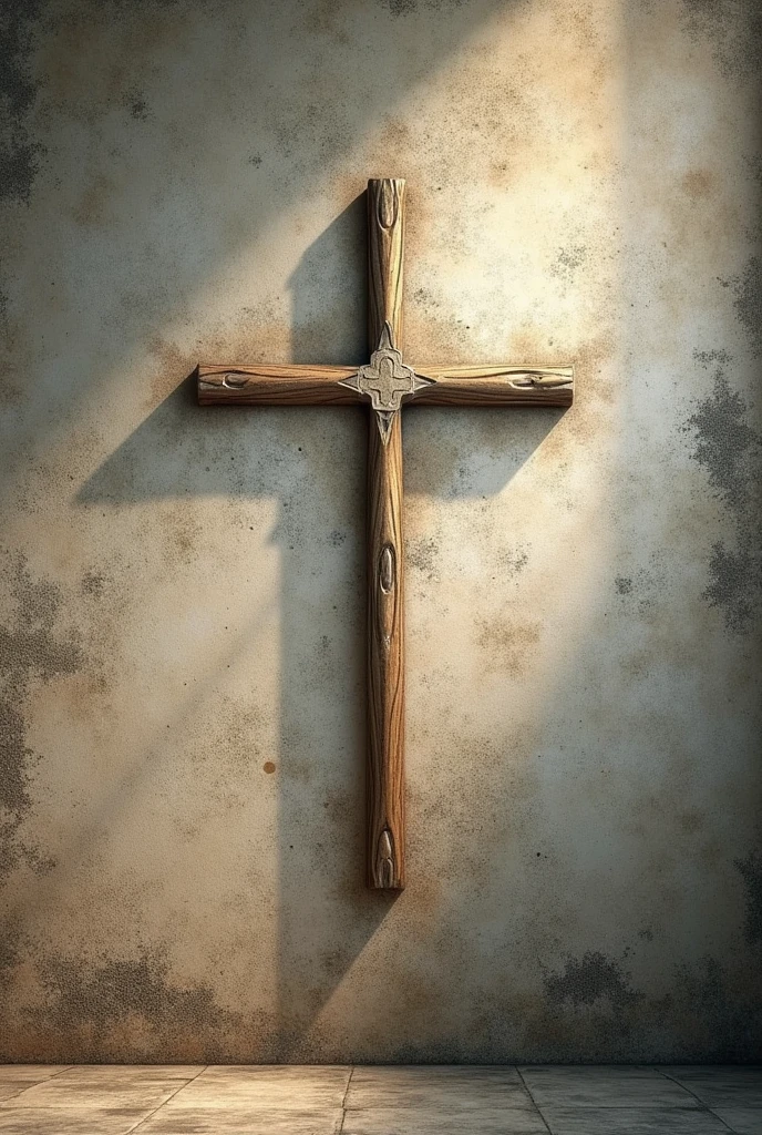 Make a cross on the wall