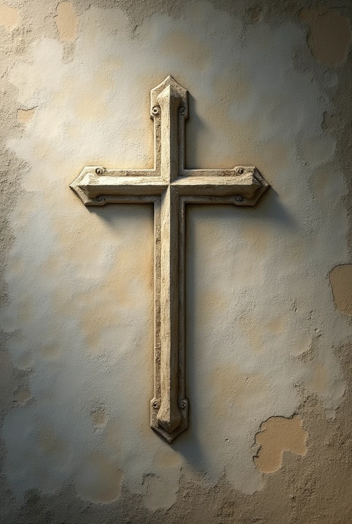 Make a cross on the wall 