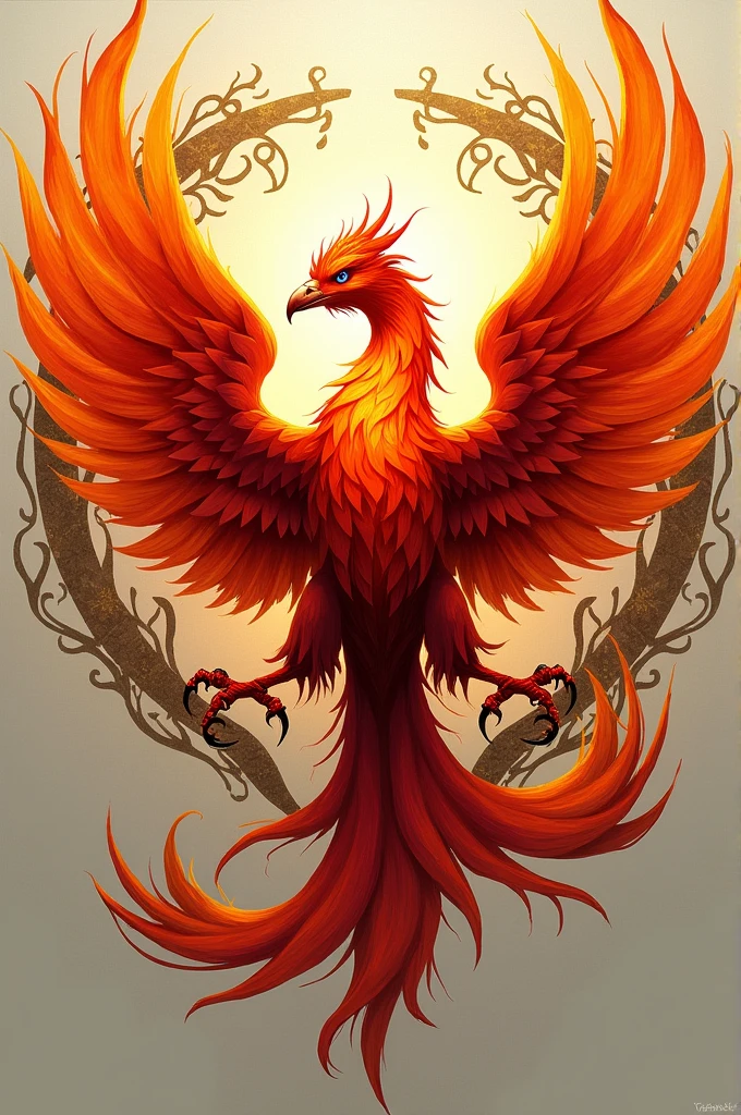 Phoenix coat of arms fire 