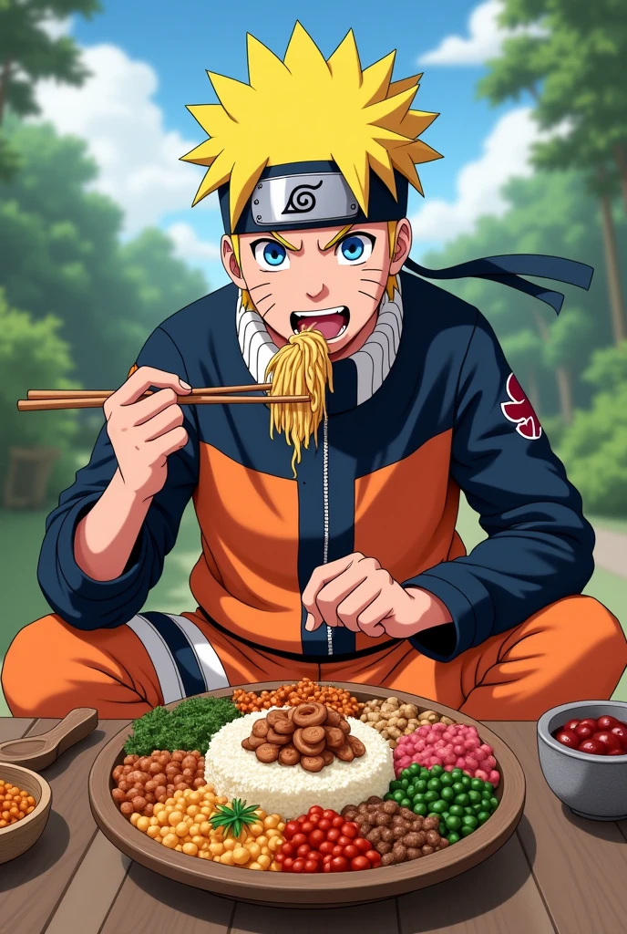 Naruto makan dago

