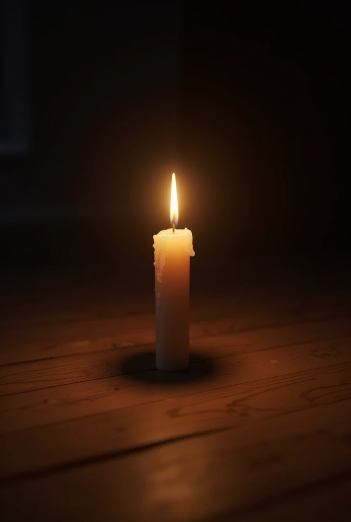 Make a candle on the floor 