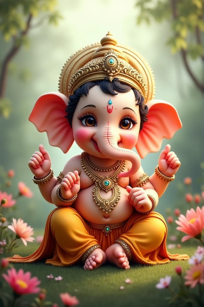 Lalabagcha raja in baby version ganpati