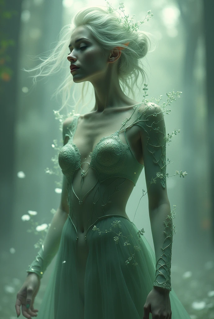She learned to reveal herself according to who sees her... for some superficially (These really don't deserve it..) already for others ... Naked and raw with a complete soul