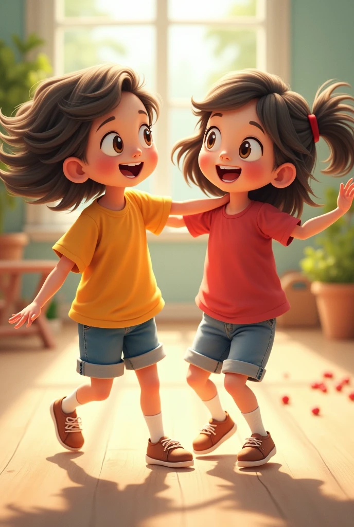 Twins child coordination