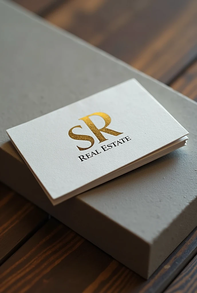 Business card looks high-class, selling houses and condos. The name on the side of the card is SR Real Estate. The back of the business card has clear contact information. Call 082-530-3343. Add gusssm..1243@gmail.com please give me more details