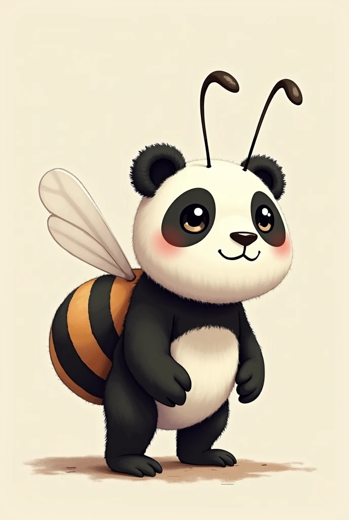 Create a nice title that says "Panda Ant" and with a removable bottom