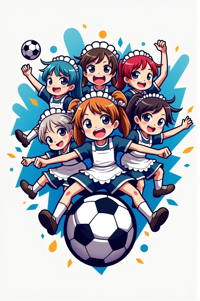 Make a soccer club logo called Maid Boys FC