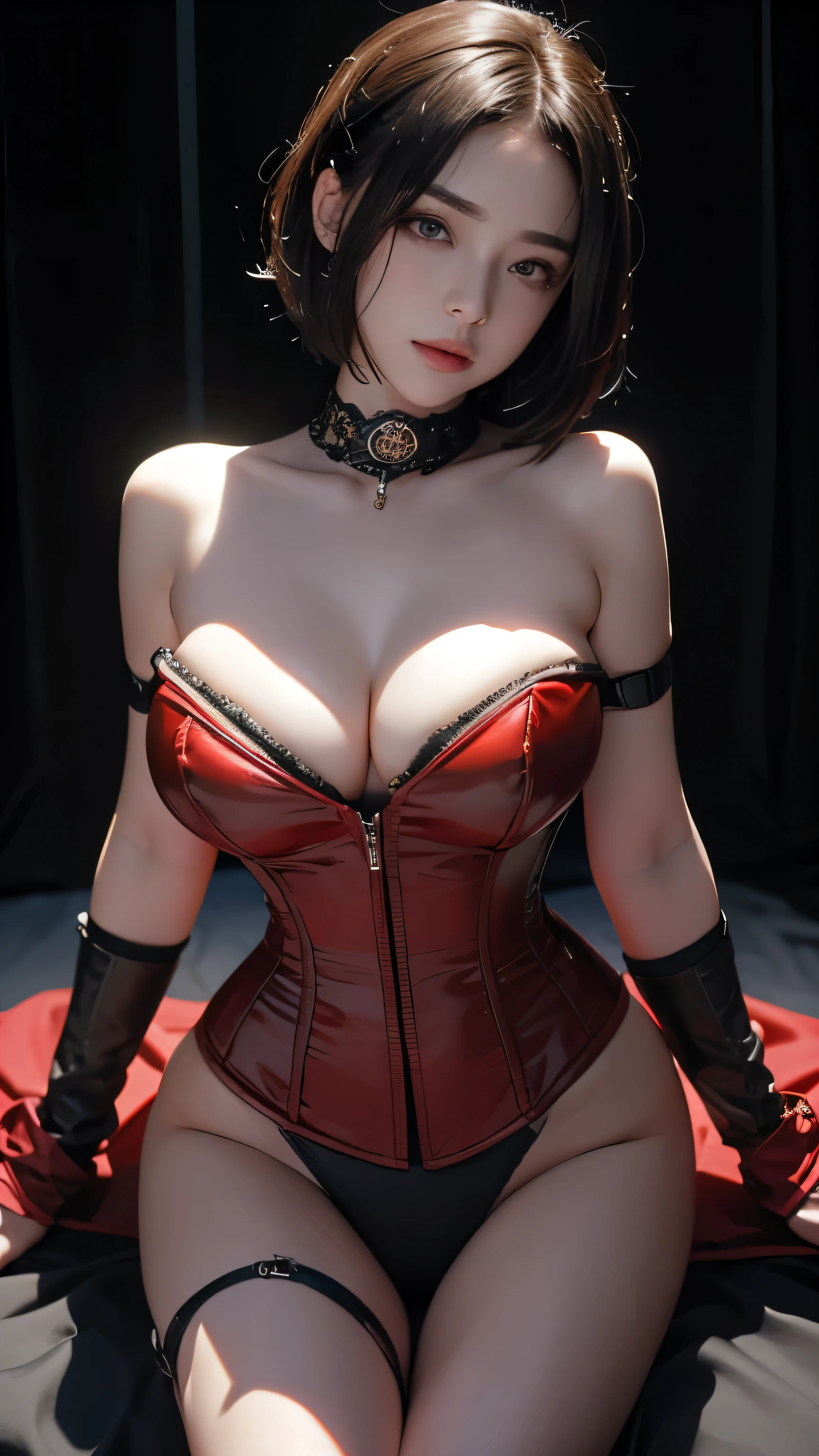 Fine、(The best illustrations)、8k UHD resolution、intricate-detail、top-quality、realisitic、ultra-detailliert、The best lighting、Best Shadows、Soft lighting、Ulutra HD、Ultra-realistic、Tindall Effect、Photorealsitic、(High Detail Skins:1.2)、 (Intricate details, makeup, pureerosface_v1:0.5), (Detailed beautiful delicate face, Detailed beautiful delicate eyes, A perfectly proportioned face, High detailed skin, Detailed skin, best ratio four finger and one thumb, arms below breasts, Tattoo with a red glow under the stomach、Awesome awesome, wide hips, smooth midriff, skiny and thin, __Fashion__, __hair__:1.25)、Digital SLR、 absurderes、1 beautiful devil woman from hell, surreal female portraits by David Hockney and Alphonse Mucha, Portrait of a seductive woman、Fantasy Art, Chinese Doll、Chinese actress、Dungeon、The dragon、Devil's Palace、Devil's Torture Chamber、natta、Dark style 、In the Dark、(Detailed spooky backgrounds:0.8), magia、 女の子1人、Evil Nun、Dark Necromancer、Succubus、Devil's Daughter、Umi Shinonome、Bat Wings，(((Demon Horns)))、 ((((Huge glasses, Otaku Glasses, thick glasses, Round glasses)))),(((Colossal tits)))、(Devil's Tail)、(red eyes glowing:1.6)、red eyes make up very sharp and detailed, The eyes are very well made up, ((Red Eye:1.0)),intricate tattoos, demonic intricate tattoos, thigh tattoos, body tattoos, ​masterpiece、The most beautiful face、a baby face、Charming smile、plump beautiful red lips、Muscular seductive body、The enchanting body of the devil、devil style、Seductive Black Magic Costume、(((A shiny red snake is wrapped around her body)))、The long-haired、Braids、Black hair、Ponytail distortion、, Ponytail with a bow tied at the back of the hair, Beautiful expression、Body Up、Large breasts emphasis、Bust,  Super tight breasts, Breast augmentation surgery, The breasts are very big and round and round,Toned waist、Wide buttocks、 lowkey, cowboy lens, (red phoenix dress: 1.0),  devil crown,  Red sparkling gemstone necklace、Jewelry Gwise,  wearing black mesh socks,Wear light red、nffsw,