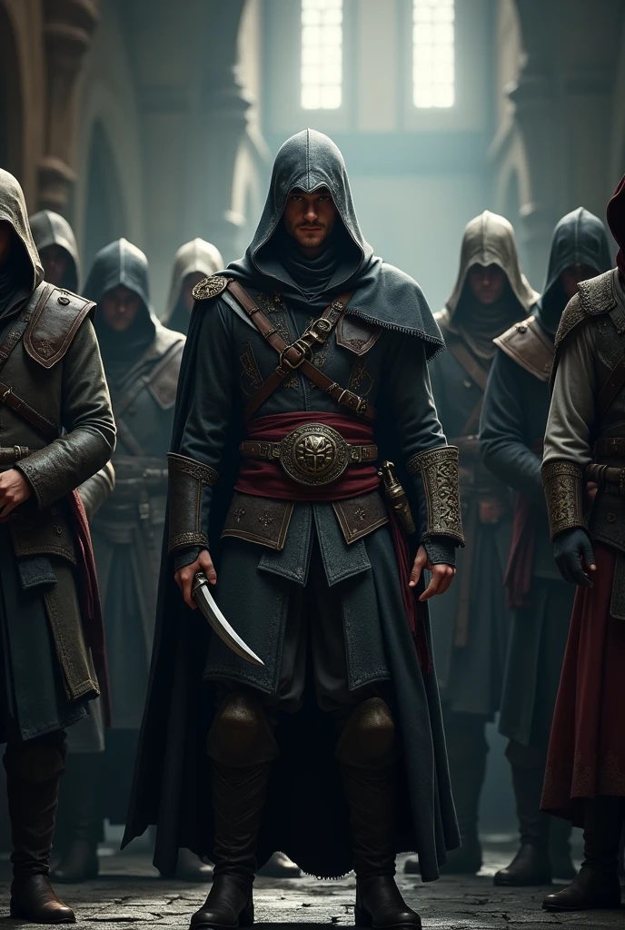 Assassin's creed Conor with other assassins