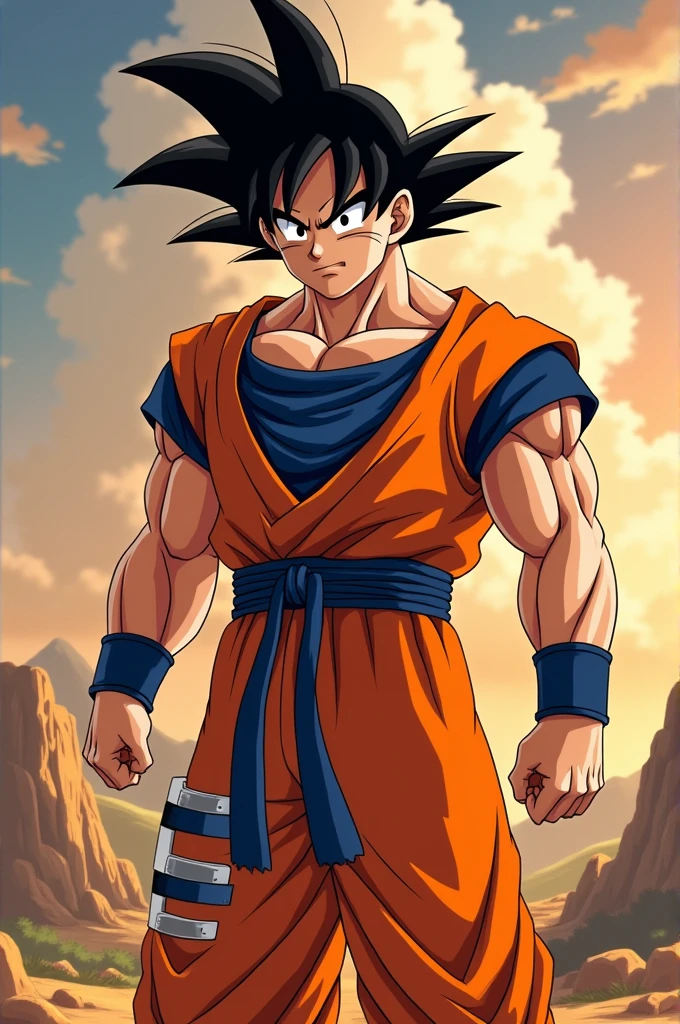Goku from the anime Dragon ball fucking Naruto from the anime Naruto naked hard