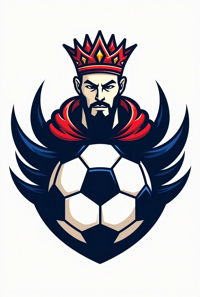 Make a soccer club logo called Queen FC but its boys