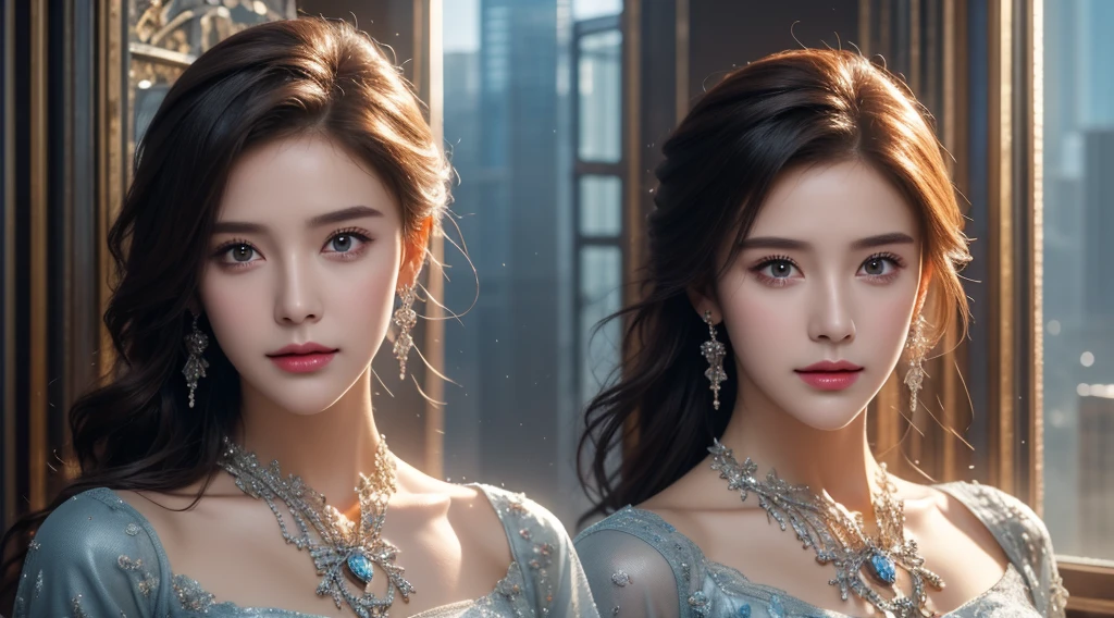 masterpiece，Top quality，best quality，Official Art，Beauty and aesthetics：1.2），（masterpiece：1.3）， （8K， Realistically， RAW photos， best quality： 1.4）， Pretty Face， （Realistic face），Ultra-high resolution， Ultra-realistic photos， Very detailed， Golden Ratio， （Full of energy：1.3），（saturation：1.3），Unreal Engine， (High Detail: 1.9)，（Miss：1.4），individual，Dragon Horn，Batwing，Destroyed city in the background，Medium and long-range shots，dramatic，（middle Ages：1.8）