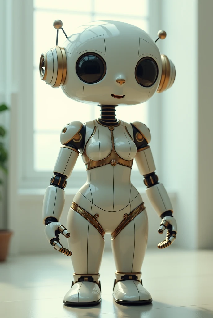 cute robot in sexy underwear