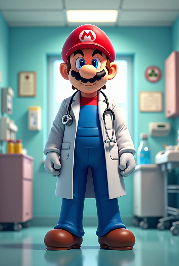 Mario becomes a doctor